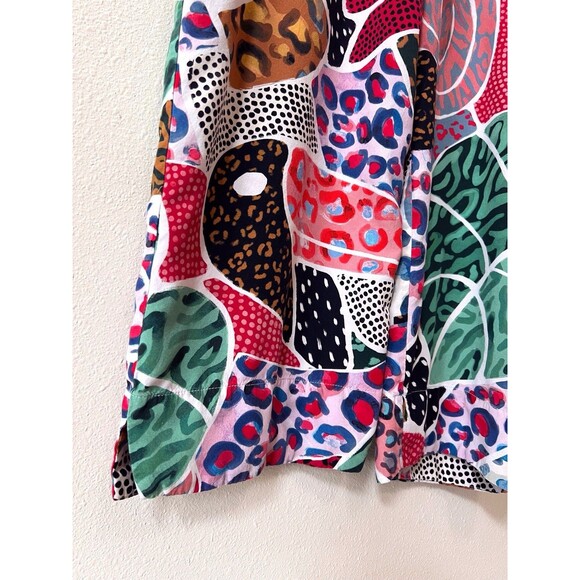 FARM Rio Multicolor Abstract Print Cropped Jumpsuit - Picture 6 of 12